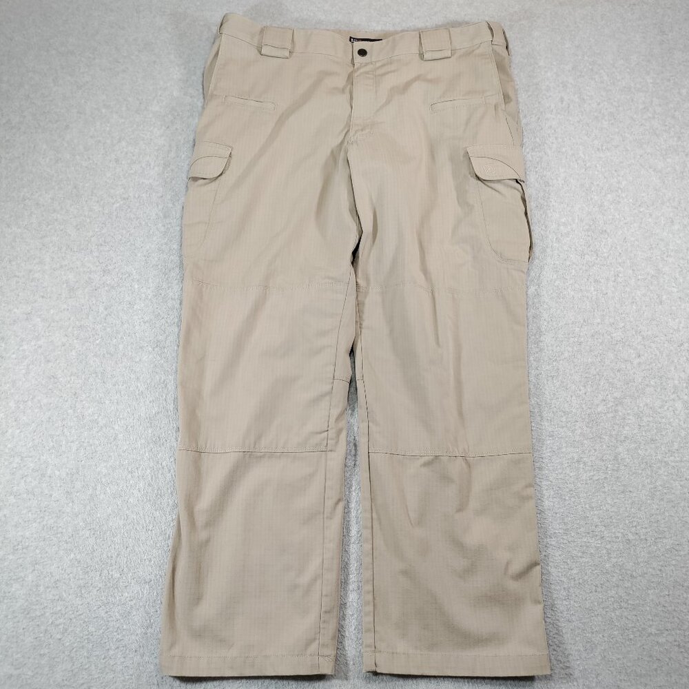 5.11 Tactical Stryke Pants Mens 40x32 Beige Ripstop Cargo